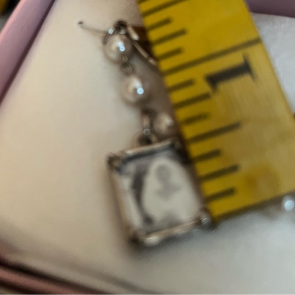 Memory Maker  silver & pearl bracelet w/ reversible picture frames NIB - Picture 6 of 9